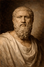 Plato (c. 428–347 BCE), an ancient Greek philosopher, Socrates' student.