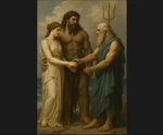 Poseidon made noble Briareus his son-in-law by giving him Cymopolea
