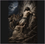 Prometheus and the Oceanids' sorrow