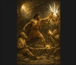 Zeus freeing the Cyclopes