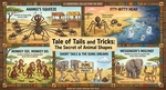 Anansi the Spider and His Children; Anansi the Spider and the Singing Ghosts; How the Animals Got Their Tails and other